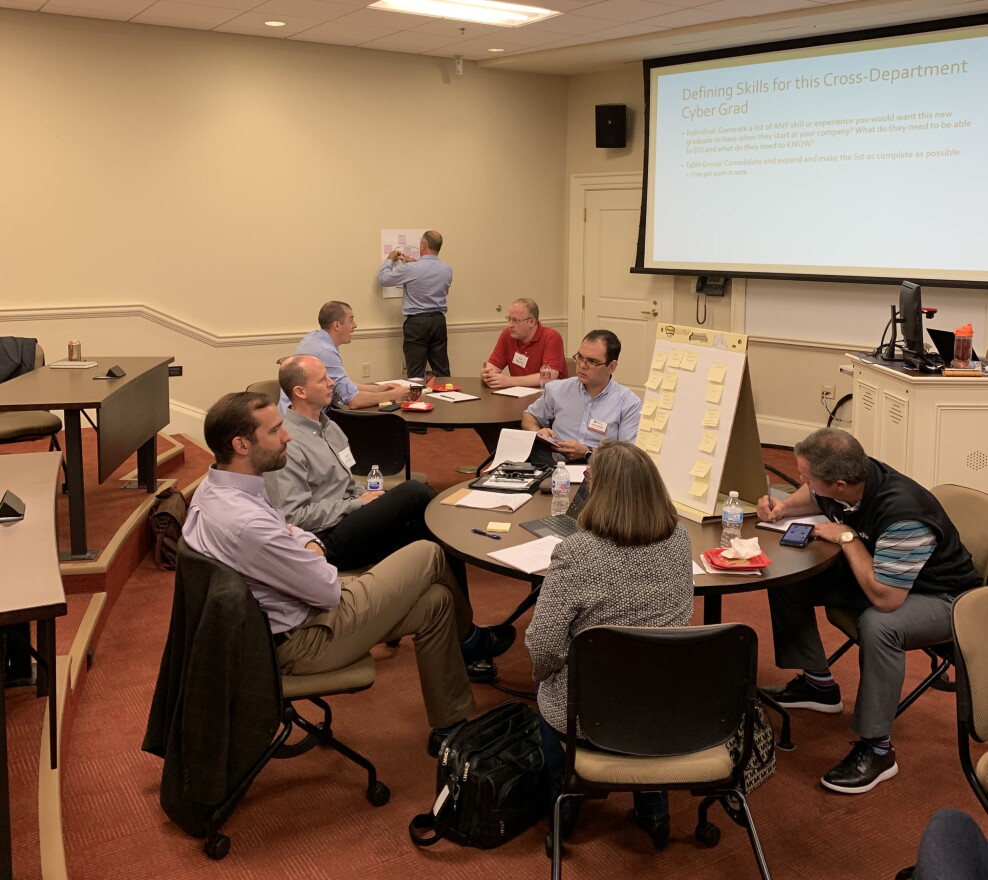 Miami University professors met with industry experts to discuss what needs to go into creating a cybersecurity major.